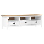 vidaXL Tv-meubel Hill Range 158x40x47 cm massief grenenhout, Verzenden, 150 tot 200 cm, Nieuw, Minder dan 100 cm