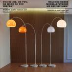 Jago - Booglamp - Hoogte Verstelbaar - LED E27 - Max 60W - R, Huis en Inrichting, Lampen | Vloerlampen, Verzenden, Zo goed als nieuw