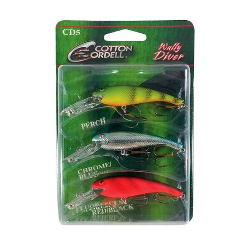 Cotton Cordell 3 pack Wally Diver, Watersport en Boten, Hengelsport | Algemeen, Nieuw, Verzenden