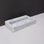 Wastafel Forzalaqua Taranto Carrara Gepolijst 50x30x8 cm, Doe-het-zelf en Verbouw, Ophalen of Verzenden, Nieuw, Overige typen