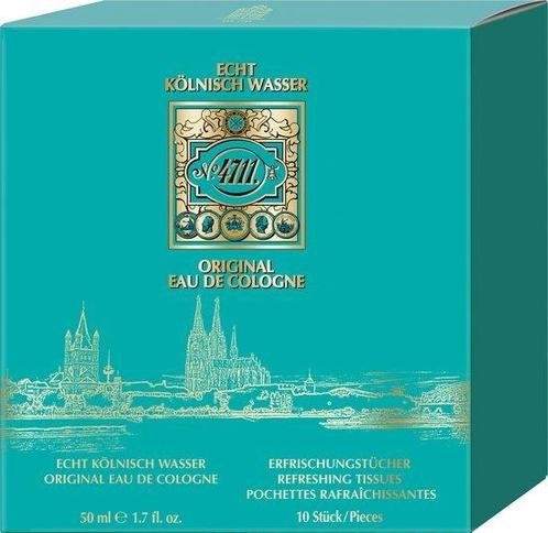 4711 Original Eau de Cologne en Tissues - 50 ml, Sieraden, Tassen en Uiterlijk, Uiterlijk | Parfum, Ophalen of Verzenden