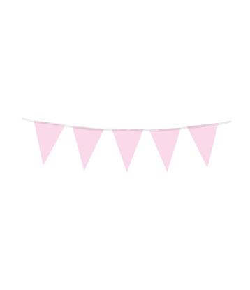 Mini Vlaggenlijn Baby Roze 3mtr beschikbaar voor biedingen