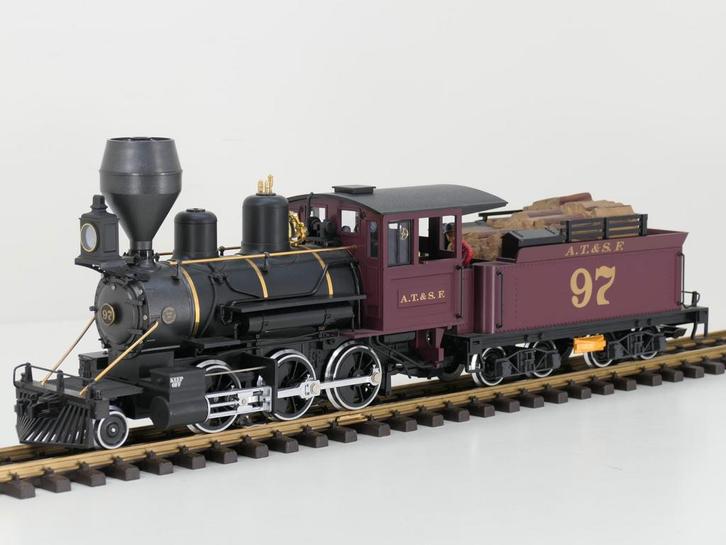 LGB 29192 Santa Fe-Dampflok Mogul 97, Sound, Digitaal, Hobby en Vrije tijd, Modeltreinen | Overige schalen, Overige typen, Zo goed als nieuw