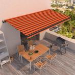 vidaXL Luifel automatisch met LED windsensor 600x350 cm, Tuin en Terras, Verzenden, Nieuw