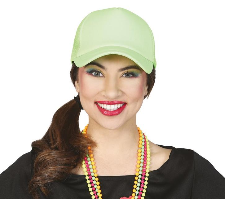 Neon Groene Pet, Hobby en Vrije tijd, Feestartikelen, Nieuw, Verzenden