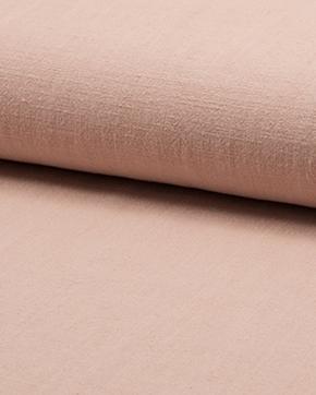 Linnen Stone-Washed Zalm, Hobby en Vrije tijd, Stoffen en Lappen, Roze, Nieuw