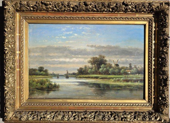 Lodewwijk Johannes Klein (1817-1897) - Hollands Zomers, Antiek en Kunst, Kunst | Schilderijen | Klassiek