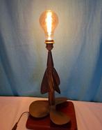 Decorative ships lamp - Hout, Messing