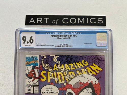 The Amazing Spider-Man #347 - CGC 9.6 - Venom Appearance - 1, Boeken, Strips | Comics