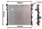 RADIATOR VOOR NISSAN EVALIA 2010- 21410BJ40A, Ophalen of Verzenden, Nieuw