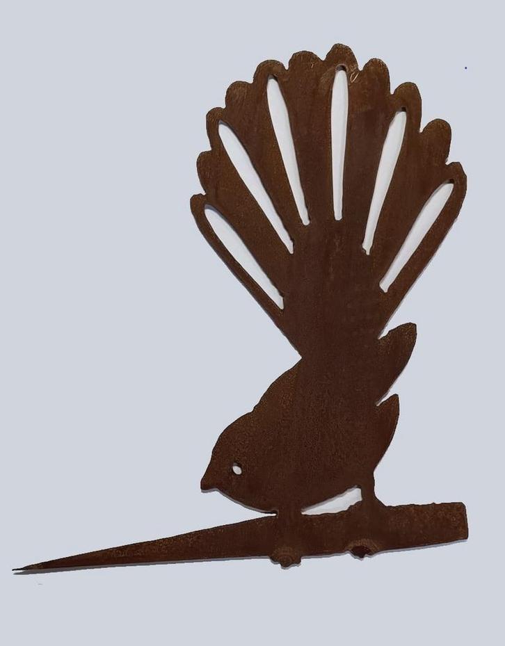 Tuindecoratie  Paradijsvogel -H23 x B19cm, Tuin en Terras, Tuinwanddecoratie, Verzenden