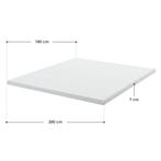 Topper / Matrastopper / Topmatras - 180 x 200 cm - H2 / H3 -, Verzenden, Nieuw