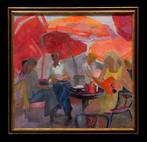 René Anne Béjà (1908-1982) - La Vie de Café, Antiek en Kunst, Kunst | Schilderijen | Klassiek