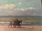 Albert Gautier (XX) - Ruiters op het strand