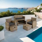 Wicker zitgroep Modena 3+2+1 met beschermhoes - natuur, Tuin en Terras, Verzenden, Nieuw