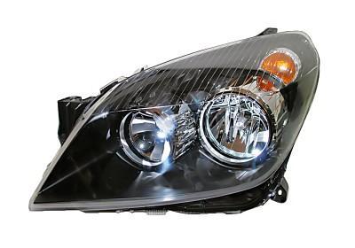 Opel Astra H Zwart Koplamp Links (Koplampen), Auto-onderdelen, Verlichting, Nieuw, Opel, Verzenden