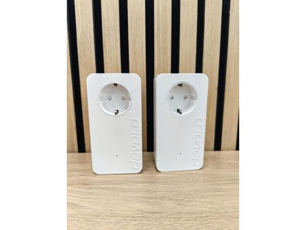 Veiling - Devolo dLAN 550 Duo+ Starter Kit 500Mbit/s | Wit, Computers en Software, Routers en Modems, Gebruikt