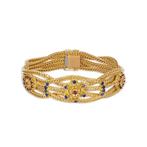 Armband - 18 karaat Geel goud, Witgoud -  1.36ct. tw.