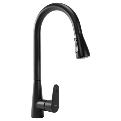 REA Hoge keukenmengkraan - mat zwart - modern design - ee..., Doe-het-zelf en Verbouw, Sanitair, Nieuw, Ophalen of Verzenden