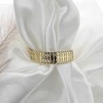 Vintage gouden schakelarmband, Ophalen of Verzenden, Gebruikt, Overige kleuren, Goud