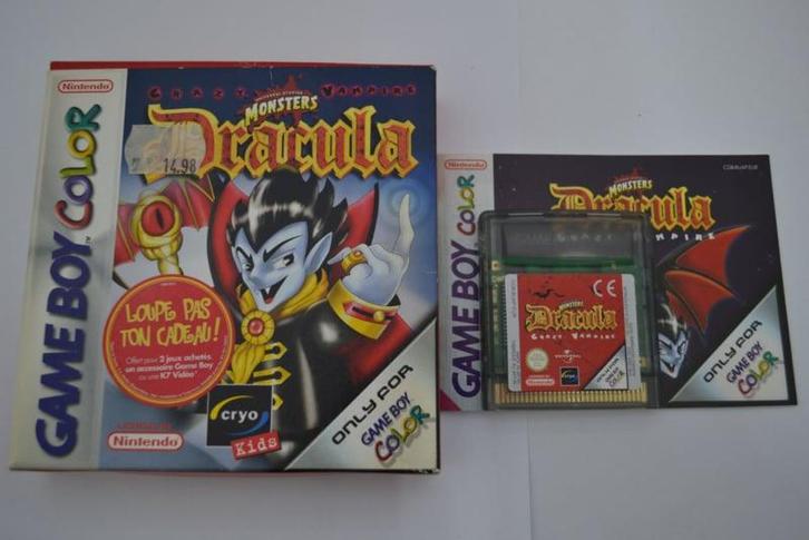 Dracula Crazy Vampire (GBC EUR CIB), Spelcomputers en Games, Games | Nintendo Game Boy, Zo goed als nieuw, Verzenden