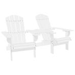 vidaXL Tuinstoelen Adirondack met tafeltje massief vurenhout, Tuin en Terras, Tuinstoelen, Verzenden, Nieuw, Hout