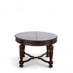 Eettafel - Massief kastanjebruin hout