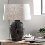 *WOONWINKEL* Must Living Craft Tafellamp Met Houtsnijwerk, Huis en Inrichting, Lampen | Tafellampen, Nieuw, Verzenden