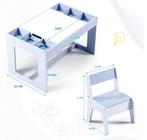 3-in-1 Houten Kindertafel met 2 Stoelen en Opbergruimte, Verzenden, Nieuw