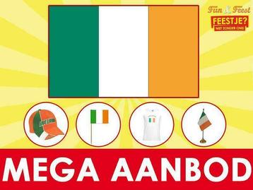 Ierse vlaggen - Ierland vlaggen binnen 24 uur geleverd