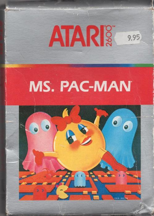 Atari 2600 Ms. Pac-Man (In doos), Spelcomputers en Games, Games | Atari, Zo goed als nieuw, Verzenden