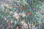 Chris van Dijk (1952) - Impressionist  Nature morte dans la, Antiek en Kunst