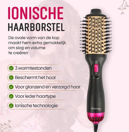 Cheveux 3-in-1 Föhnborstel SL Edition - Krulborstel, Sieraden, Tassen en Uiterlijk, Uiterlijk | Haarverzorging, Zo goed als nieuw