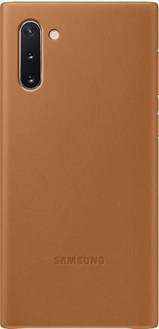 Samsung Galaxy Note 10 Leather Cover Camel, Telecommunicatie, Mobiele telefoons | Hoesjes en Frontjes | Overige merken, Nieuw
