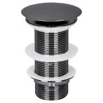 Wastafel Afvoerplug Differnz Always Open 10 cm Gunmetal, Doe-het-zelf en Verbouw, Buizen en Afvoer, Ophalen of Verzenden, Nieuw