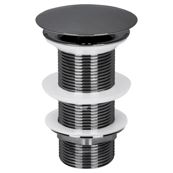 Wastafel Afvoerplug Differnz Always Open 10 cm Gunmetal, Doe-het-zelf en Verbouw, Buizen en Afvoer, Overige typen, Nieuw, Ophalen of Verzenden