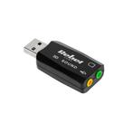 Rebel USB Geluidskaart - 3D & Virtual 5.1 Sound - Mic +, Verzenden, Nieuw
