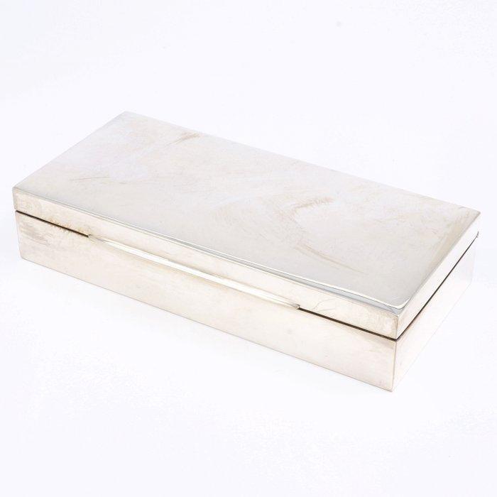 Jezler & Cie. (Schaffhausen) - Sigarendoos - .800 zilver, Antiek en Kunst, Antiek | Goud en Zilver