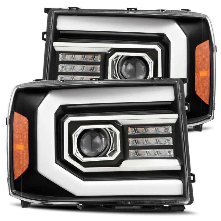 AlphaRex 07-13 GMC 1500HD PRO-Series Proj Headlights Plank, Auto-onderdelen, Verlichting, Ophalen of Verzenden