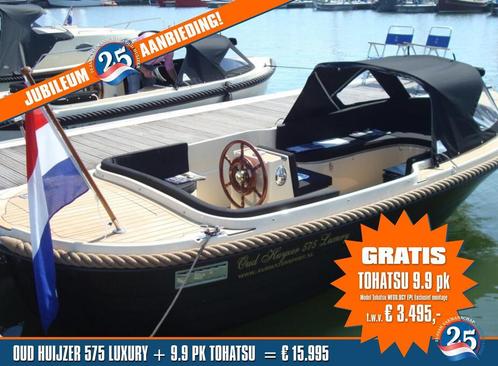 Ongekende super deal! Oudhuijzer + Gratis buitenboordmotor!, Watersport en Boten, Sloepen, Buitenboordmotor, 10 tot 30 pk, 3 tot 6 meter