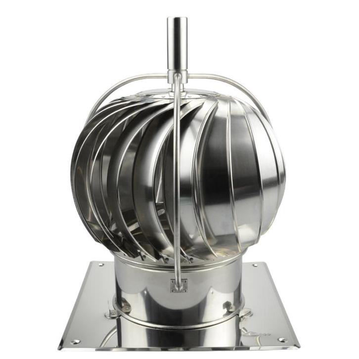 Turbowent draaikap met bodemplaat 150 mm, Huis en Inrichting, Haarden, Ophalen