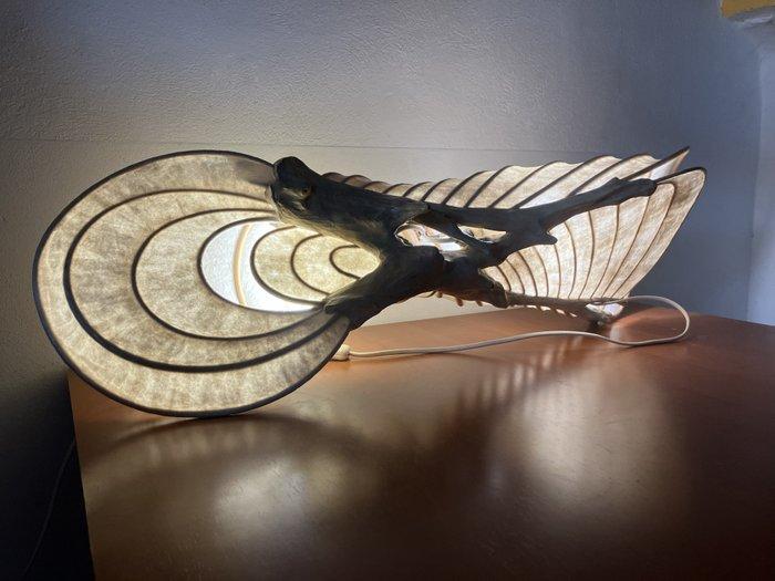 AtOmojO - AtOmoj0 - Lamp - AO - Rijstpapier, Vurenhout -, Antiek en Kunst, Curiosa en Brocante