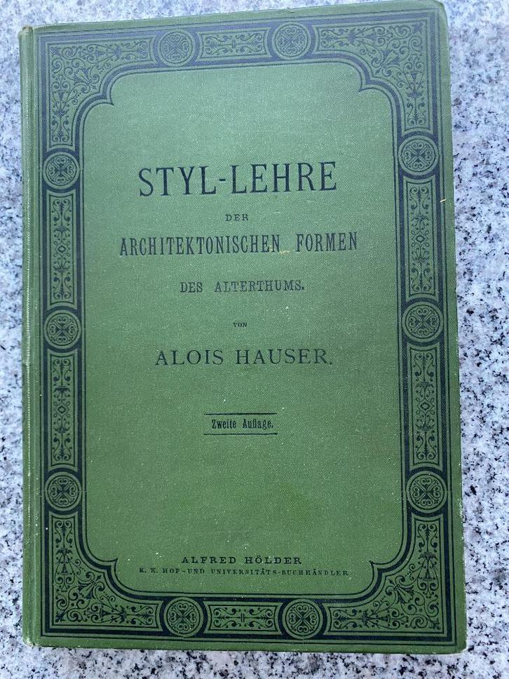 Styl-Lehreder Architektonische Formen der Alterthums, Boeken, Kunst en Cultuur | Architectuur, Gelezen, Architectuur algemeen