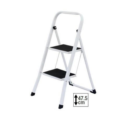 Benson Handige keukentrap - 2 treden - anti-slip - inklap..., Doe-het-zelf en Verbouw, Ladders en Trappen, Nieuw, Ophalen of Verzenden