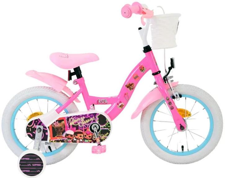 LOL Surprise Kinderfiets - Meisjes - 14 inch - Roze, Fietsen en Brommers, Fietsen | Kinderfietsjes, Nieuw, Ophalen of Verzenden
