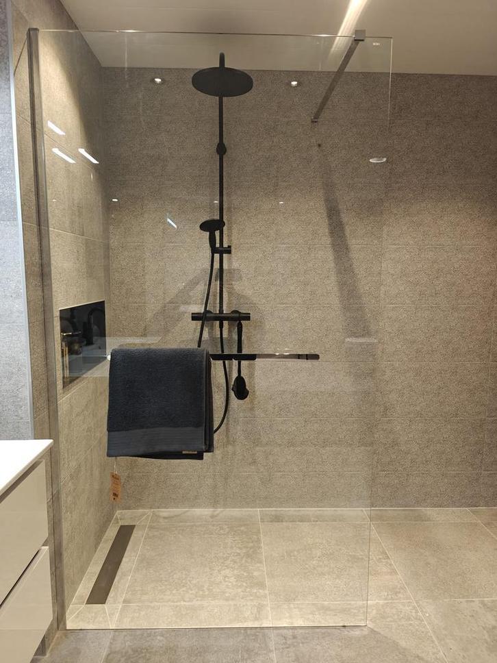 Showmodel inloopdouche 120cm - 0023, Doe-het-zelf en Verbouw, Sanitair, Douche, Nieuw, Chroom, Glas, Ophalen