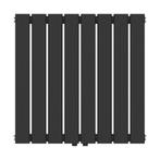 [neu.haus] Designradiator Nore 60x60x5,2 cm zwart, Verzenden, Nieuw