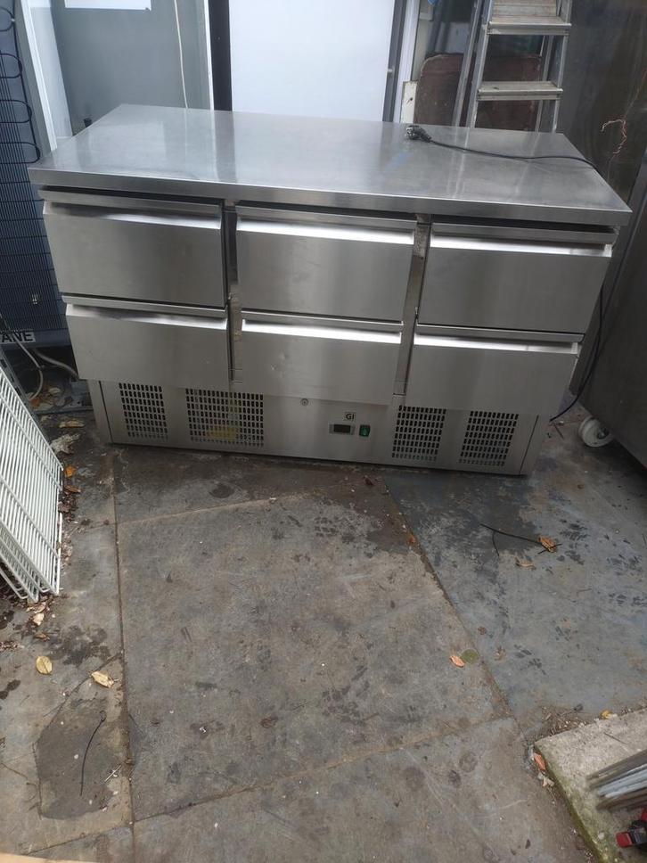 GASTRO koelwerkbank 6 laden . , werkt als nieuw, Zakelijke goederen, Horeca | Keukenapparatuur, Gebruikt, Koelen en Vriezen