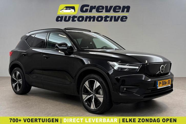 Volvo XC40 Recharge Pure Electric 69 kWh SOH 94% Snelladen, Auto's, Volvo, Lease, Automaat, SUV of Terreinwagen, Elektrisch, Zwart