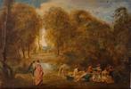 European school (XIX), Daprès Jean-Antoine WATTEAU, Antiek en Kunst, Kunst | Schilderijen | Klassiek